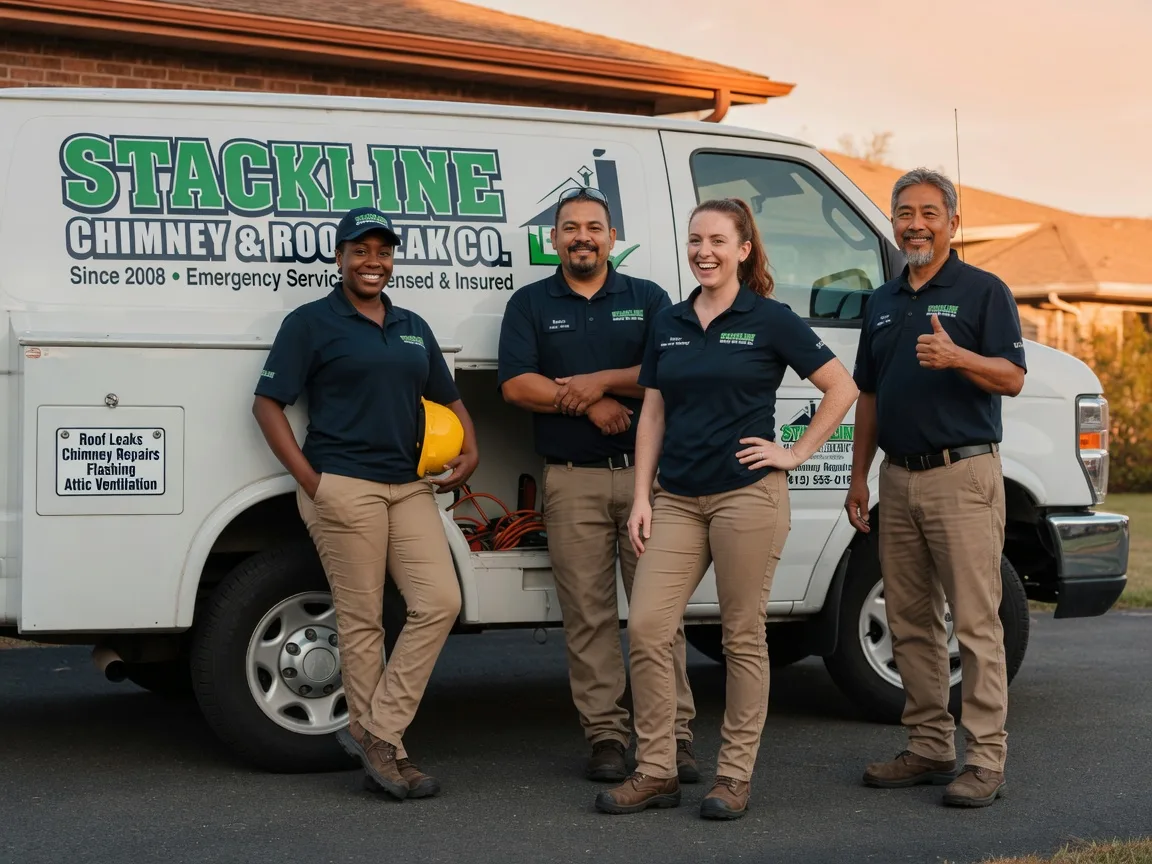 Chimney flashing repair company in Rhine, GA
